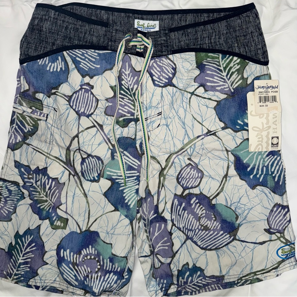 Soul Cal Blue Floral Board Shorts